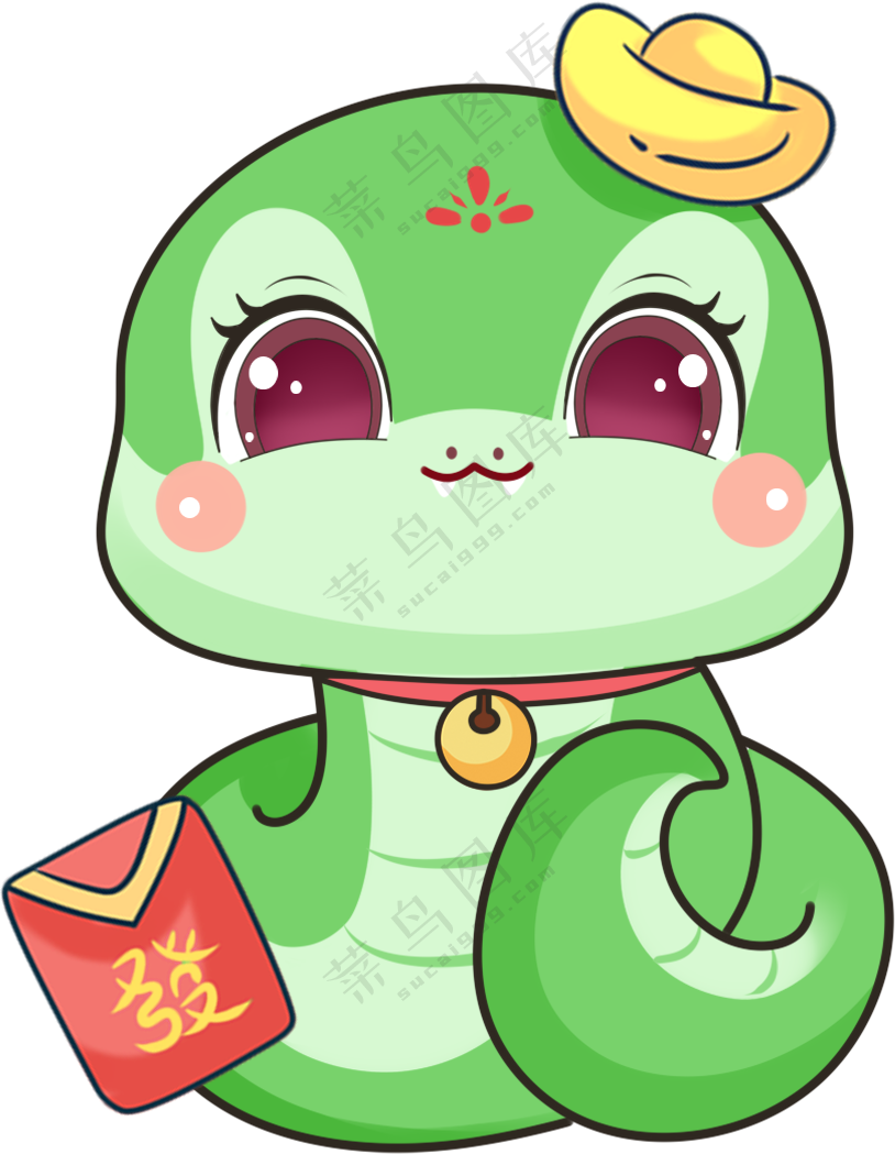 2025蛇年卡通蛇素材