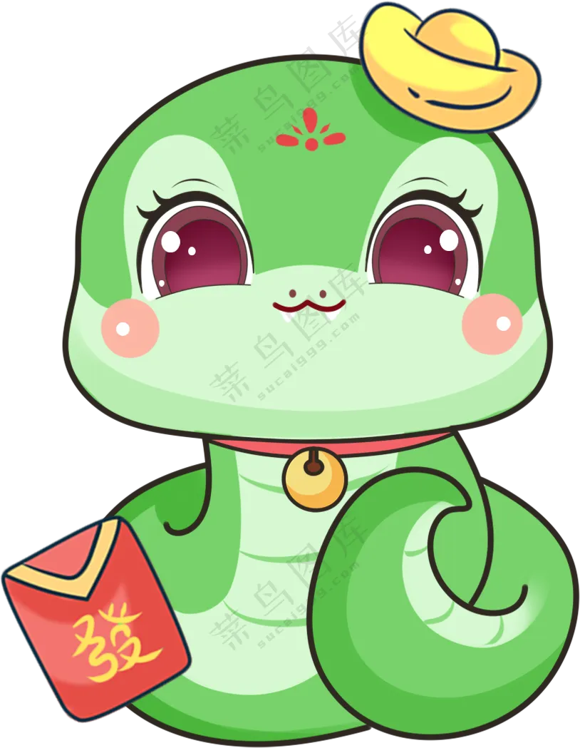 2025蛇年卡通蛇素材