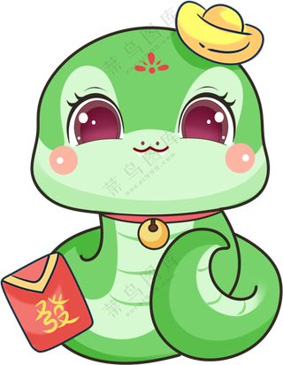 2025蛇年卡通蛇素材