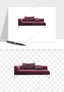 现代沙发家具png免抠