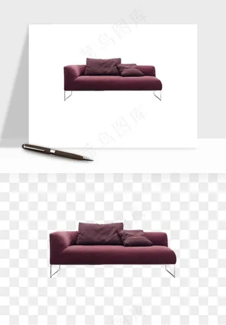 现代沙发家具png免抠