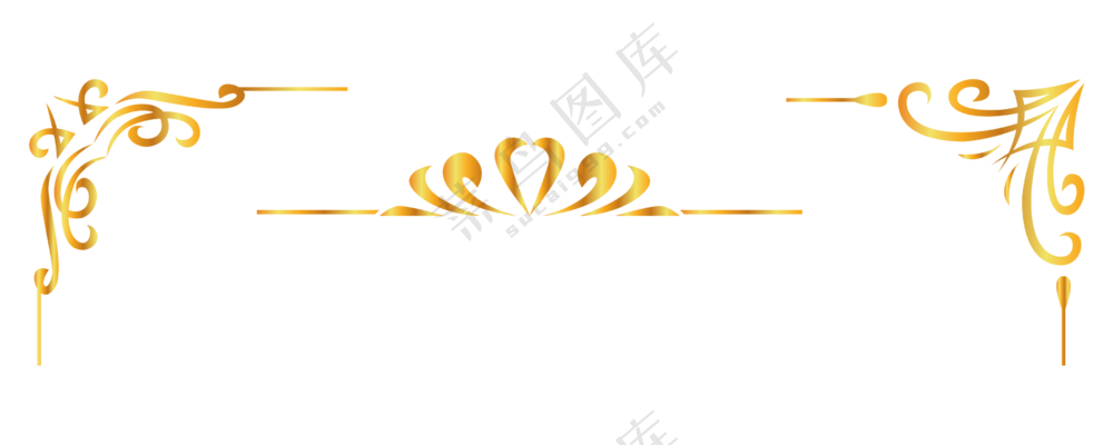 金色边框元素2