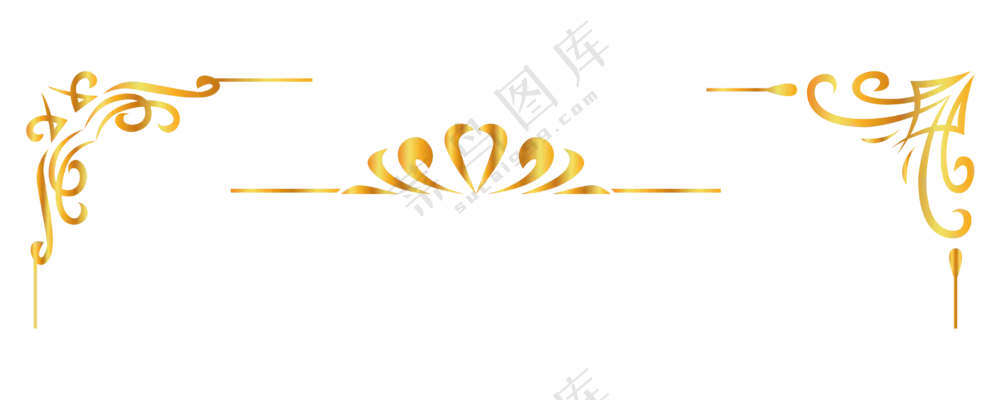 金色边框元素2