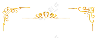 金色边框元素2