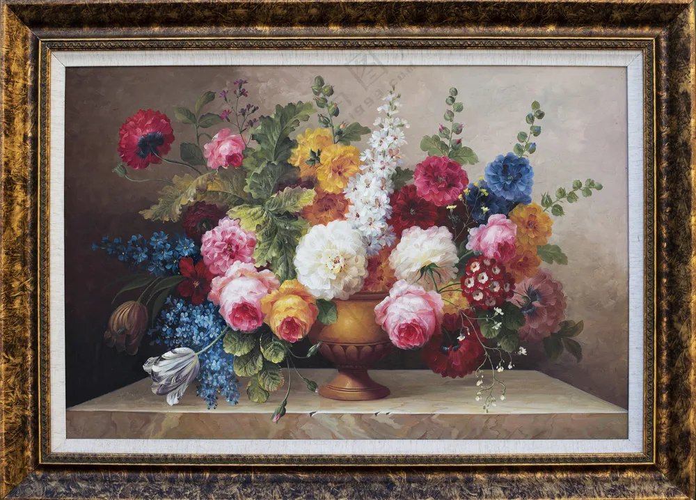 花卉油画图片 花卉油画图片