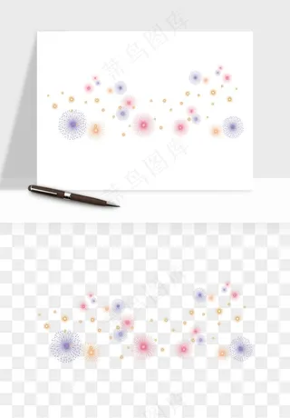 卡通烟花烟火礼花png免抠