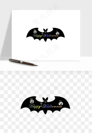 卡通蝙蝠png免抠