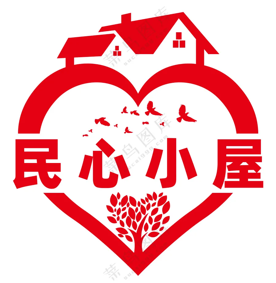 矢量民心小屋