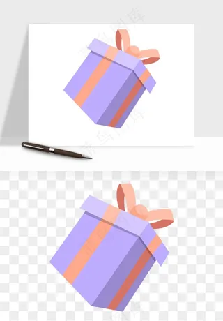 礼盒礼物png免抠