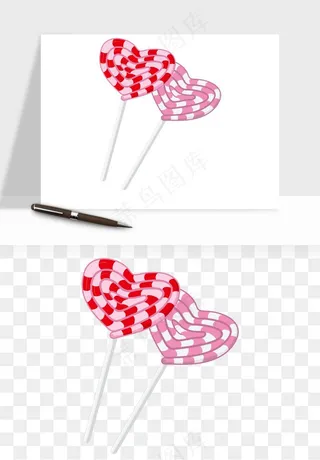 棒棒糖圈圈糖png免抠