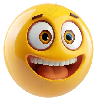 3D笑脸元素