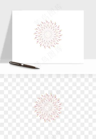 卡通烟花烟火礼花png免抠