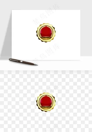 奖章勋章品质标签矢量png免抠