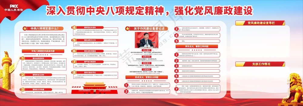 八项规定，党风廉政