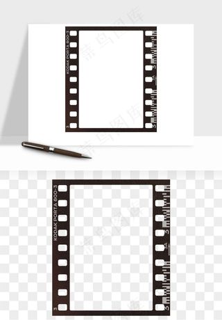 电影黑胶胶片png免抠