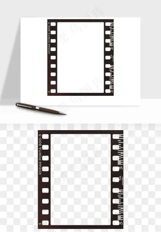 电影黑胶胶片png免抠