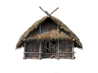 png免抠古代木构临时建筑