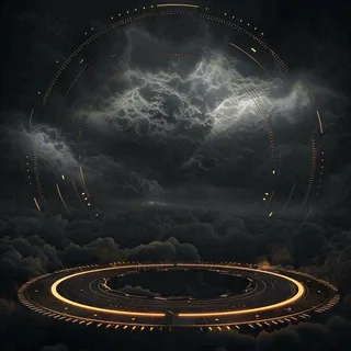 数码科技线光几何背景