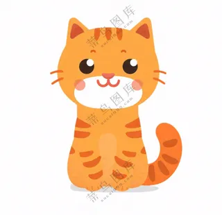 萌宠宠物卡通小猫可爱免抠