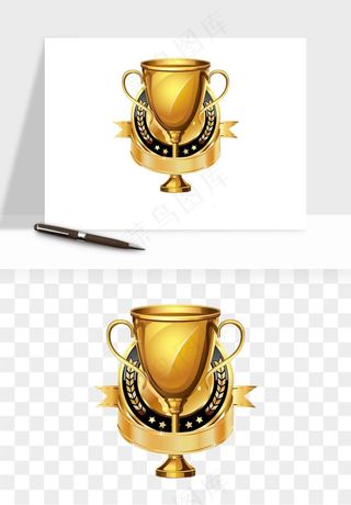 荣誉奖杯冠军金奖png免抠