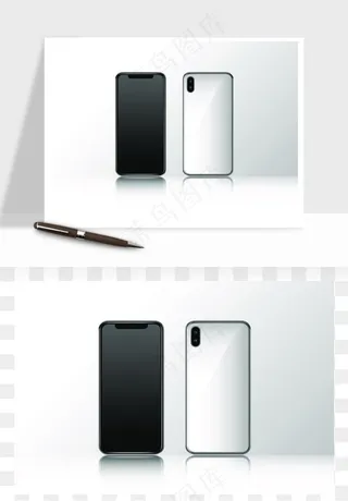 手机边框模型矢量png免抠