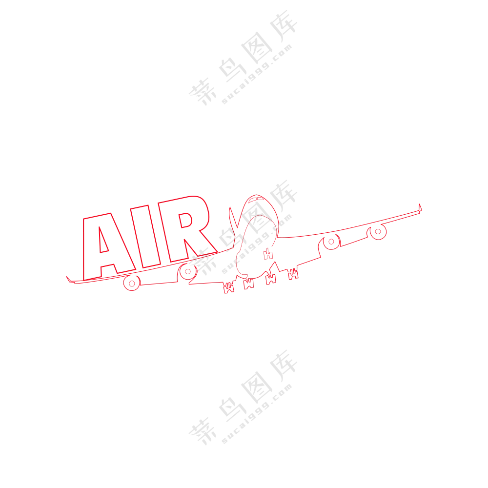 跨境空运快速送达标识