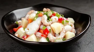 沙拉水果新鲜美食果盘果肉美味摄影