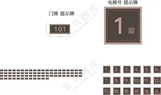 门牌门牌交房标识