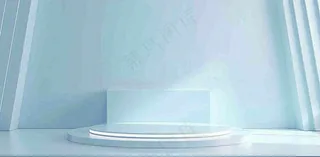 数码科技线光几何背景