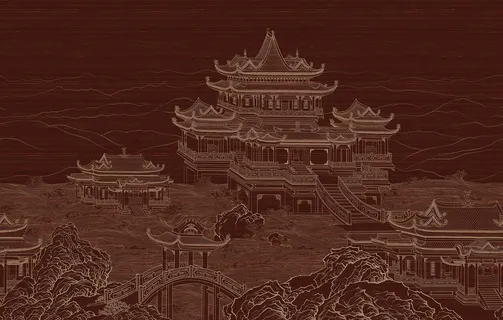 蒲公英高清中式壁画004