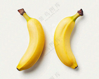 黄香蕉水果成熟摄影图