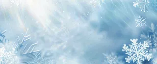 冬天雪花雪白蓝色寒冷小寒大寒摄影图