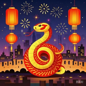 蛇年很快乐