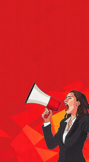 企业招聘公司简章职场精英背景