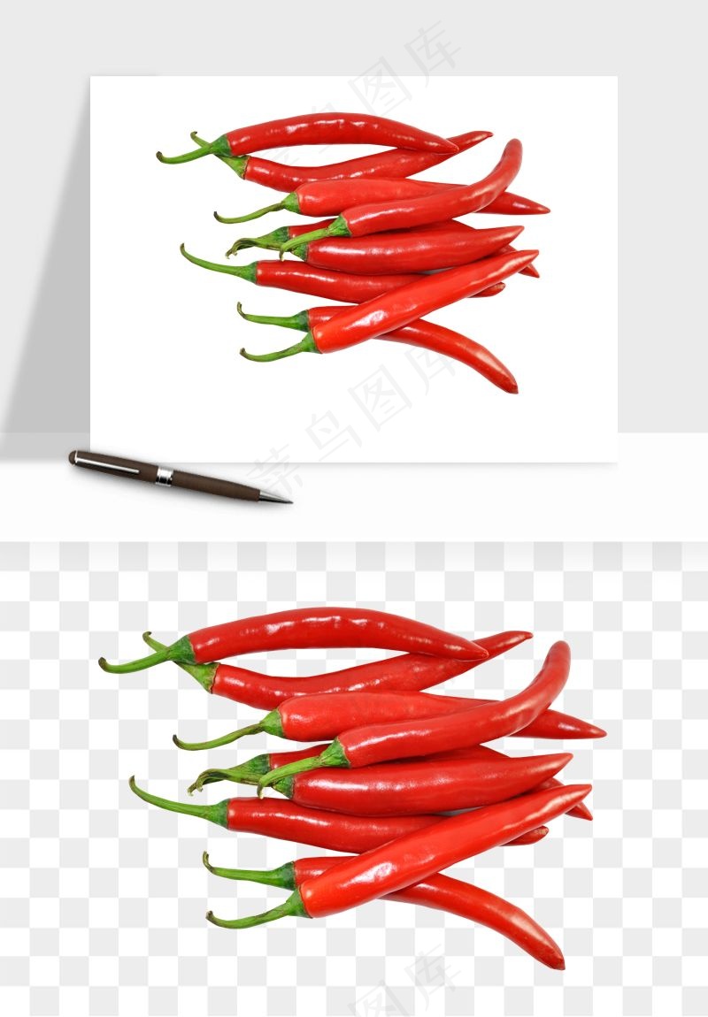 红辣椒尖椒png免抠