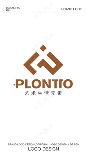 简约建材标志