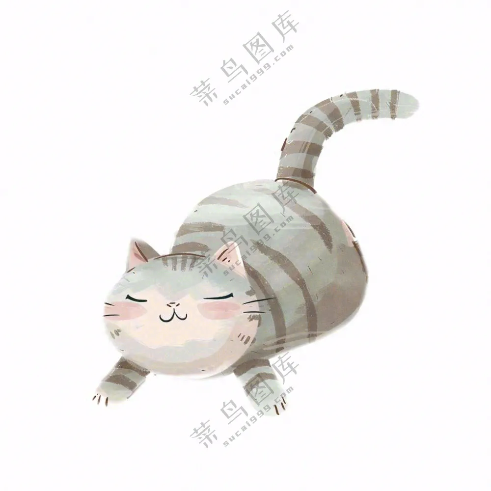 萌宠宠物卡通小猫可爱免抠