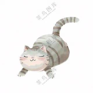 萌宠宠物卡通小猫可爱免抠