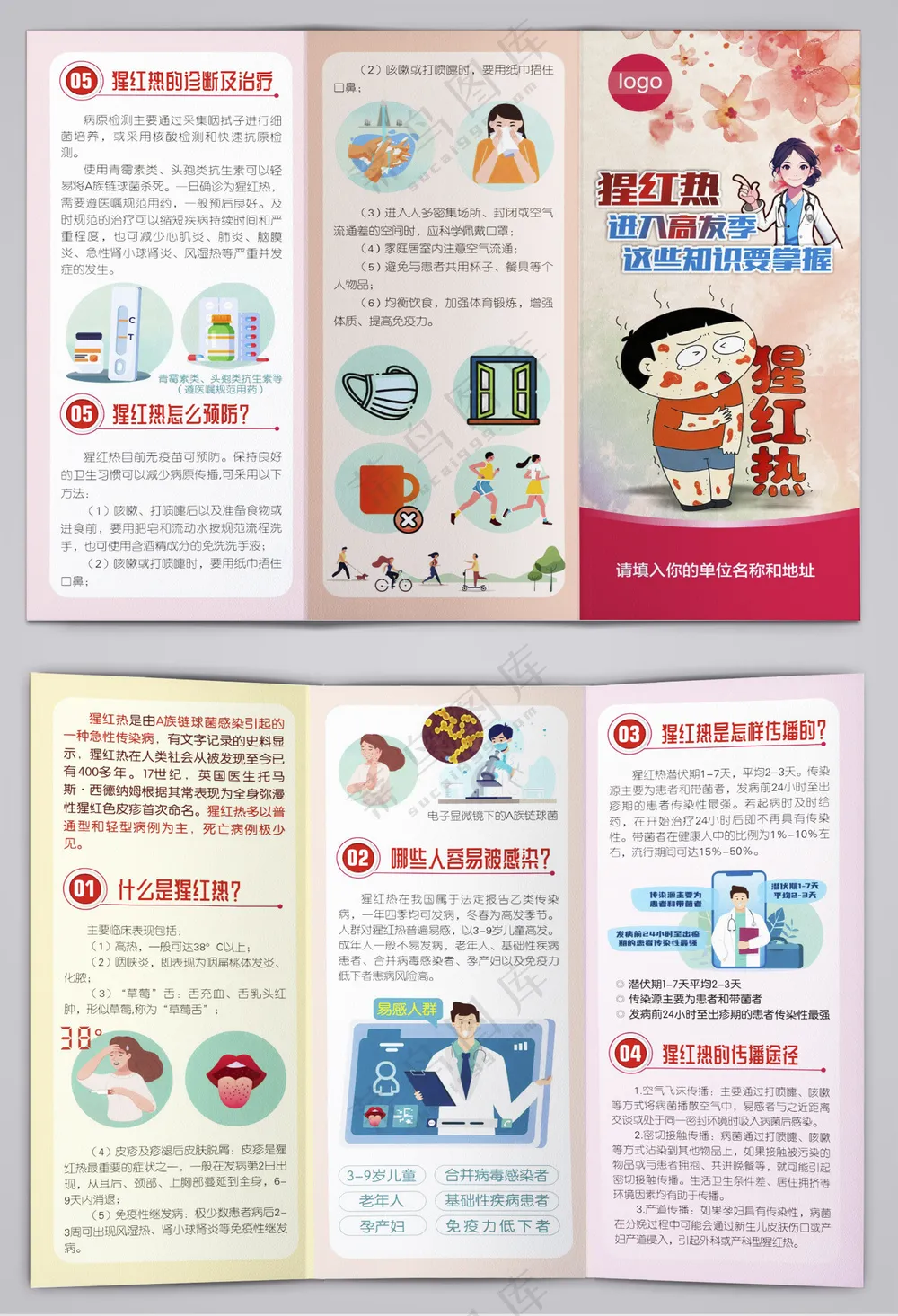 猩红热这些知识要掌握三折页