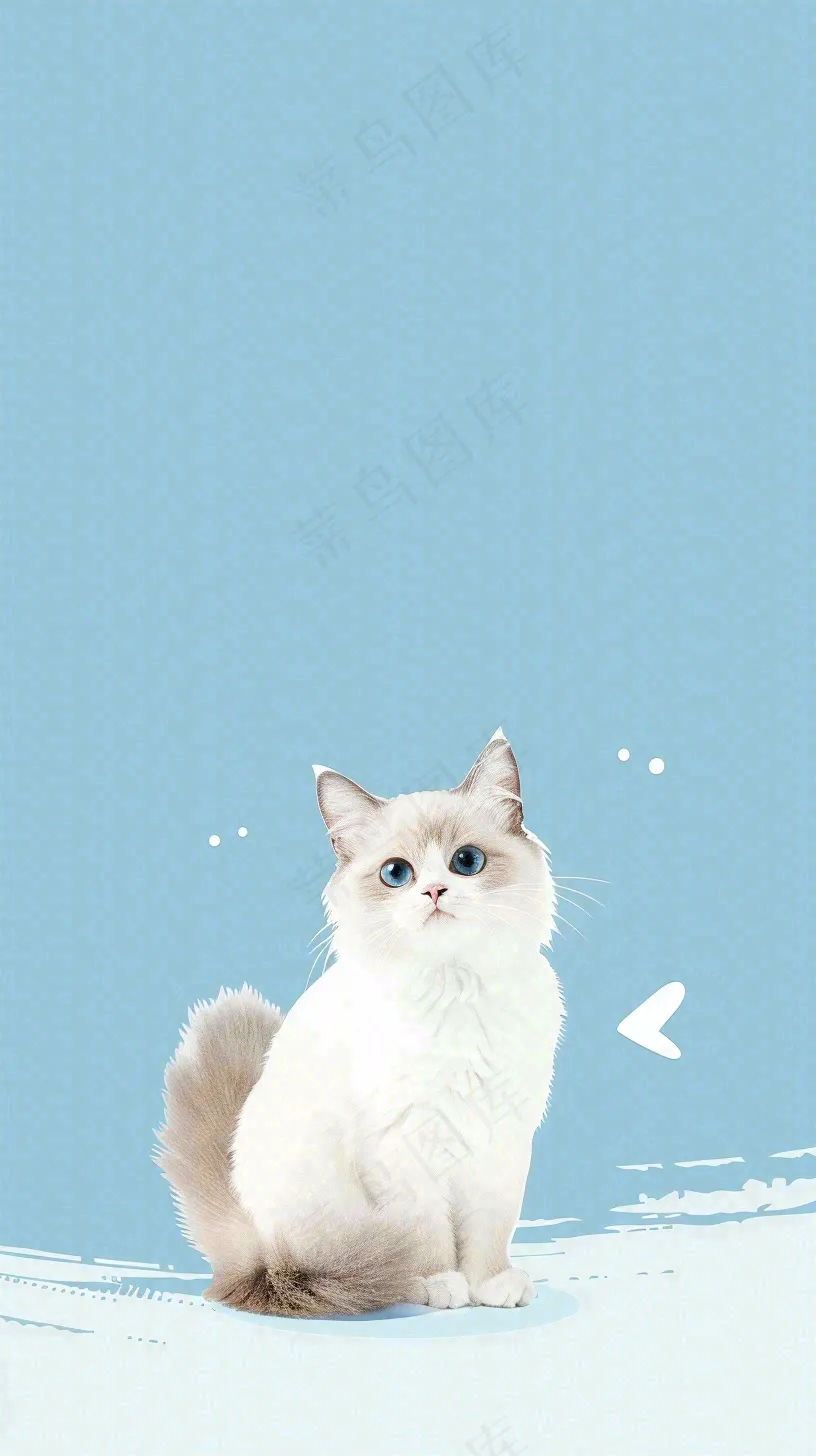 宠物常识宠物攻略猫狗卡通插画背景