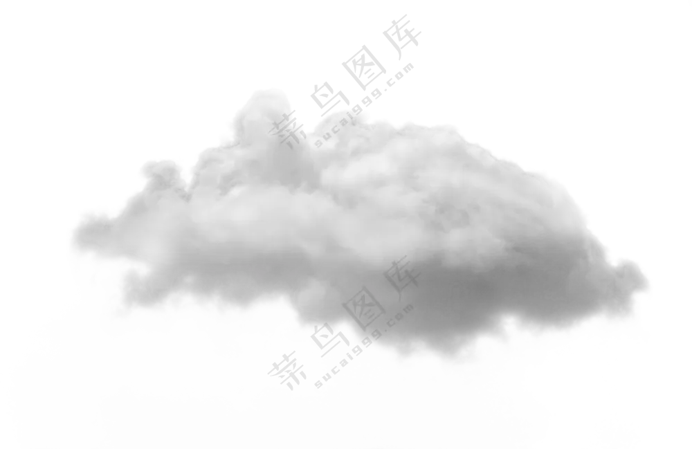 天空中变幻莫测的云朵免抠图片素材