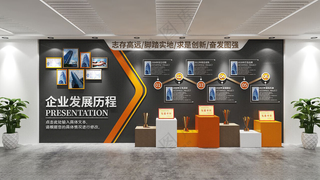 企业文化墙广告设计设计