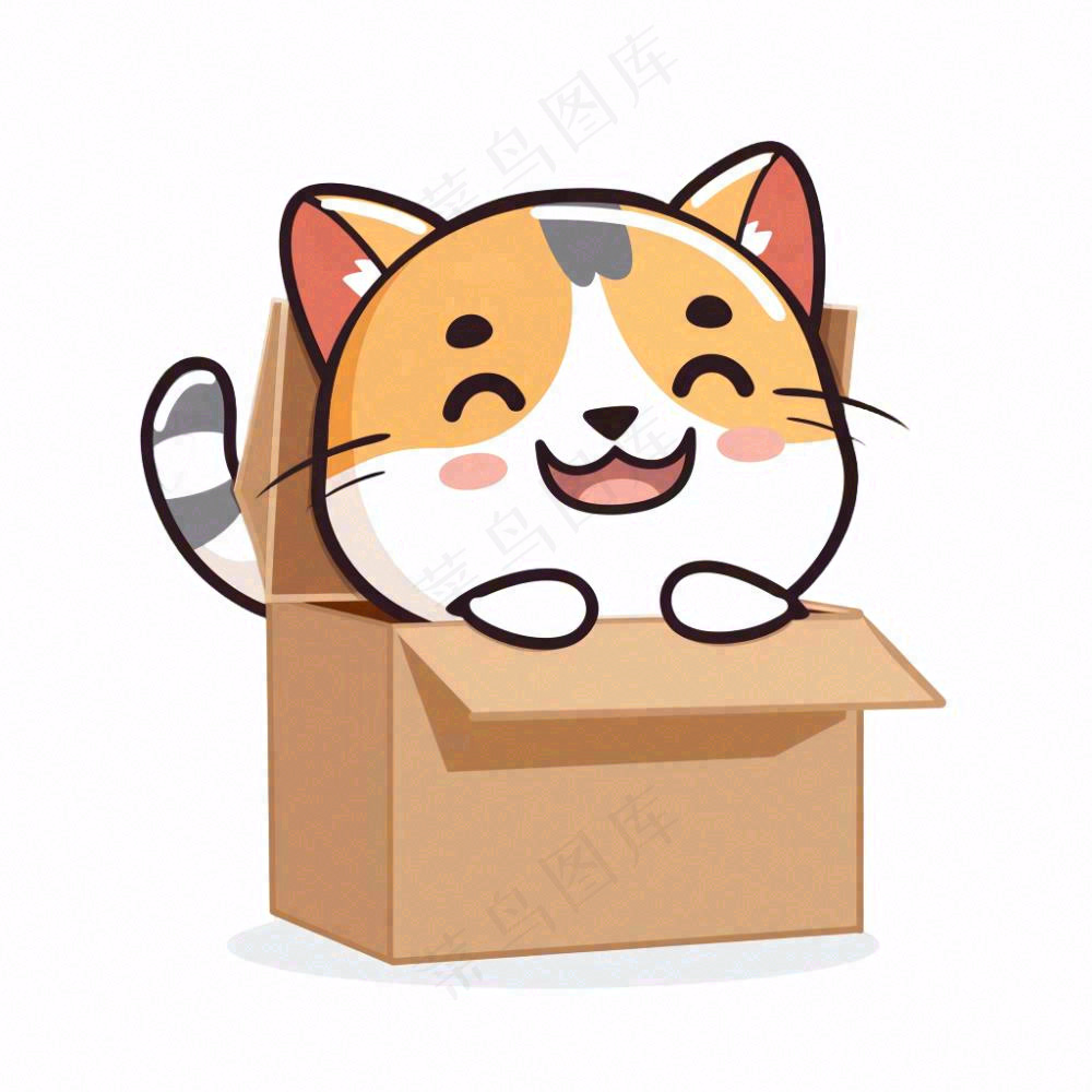 小猫猫咪宠物动物卡通插画免抠