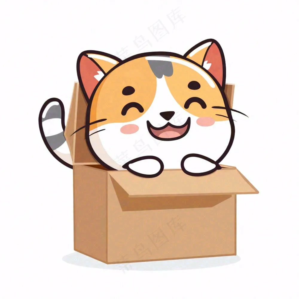 小猫猫咪宠物动物卡通插画免抠
