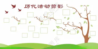 活动剪影照片墙活动剪影CDR