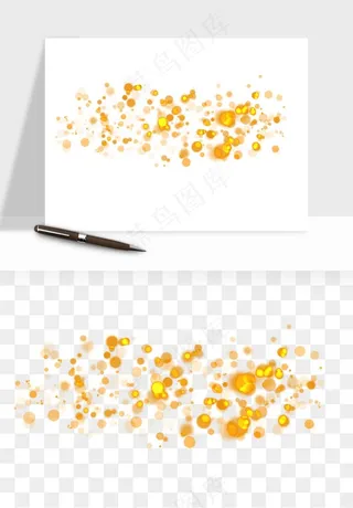 彩色光斑梦幻光点png免抠