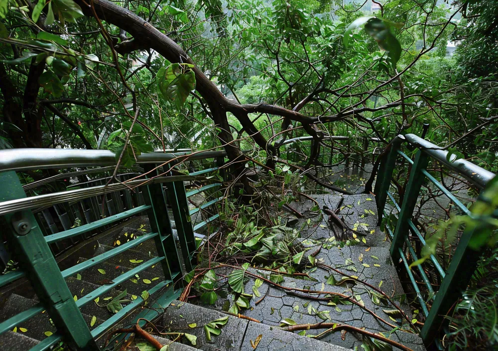 台风预警天气自然灾害