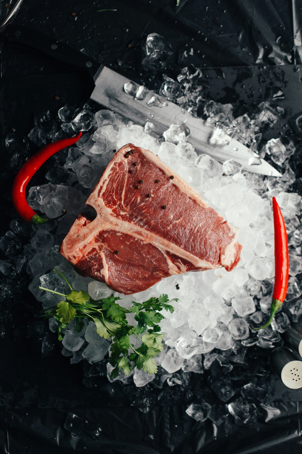 肉_丁骨牛排_高清黑暗壁纸