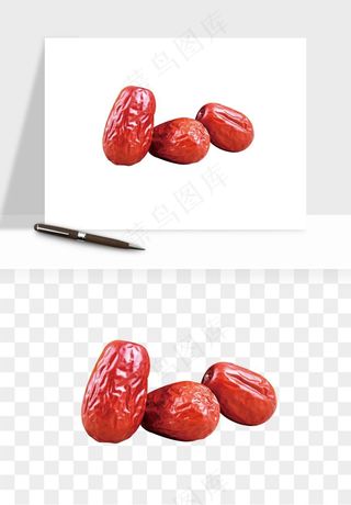 红枣大枣png免抠