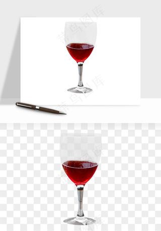 红酒玻璃酒杯png免抠